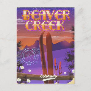 Beaver creek Colorado skiposter Briefkaart