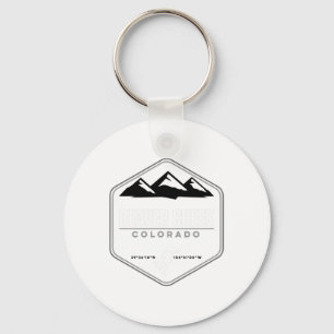 Beaver Creek Colorado Snowboard Sleutelhanger
