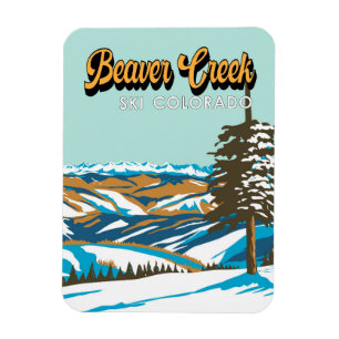 Beaver Creek Ski Area Winter Colorado Magneet