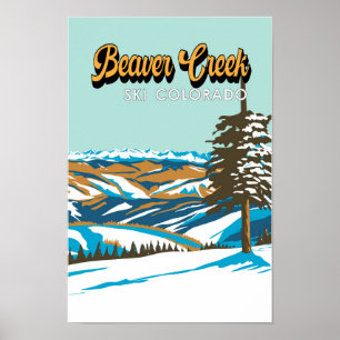Beaver Creek Ski Area Winter Colorado  Poster