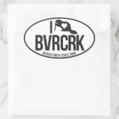 Beaver Creek State Park ovale Sticker (Tas)