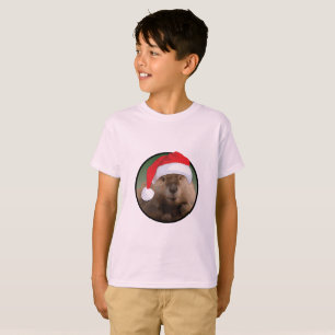 Beaver de Noël - T-shirt de base pour enfants
