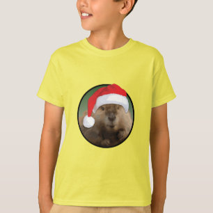 Beaver de Noël - T-shirt de base pour enfants