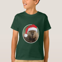 Beaver de Noël - T-shirt de base pour enfants