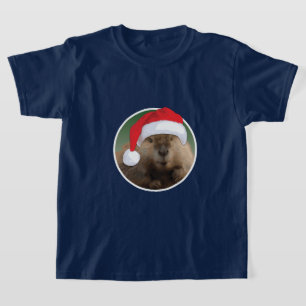 Beaver de Noël - T-shirt de base pour enfants