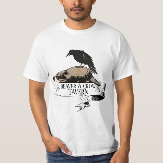Beaver en Crow Tavern T-shirt (Voorkant)