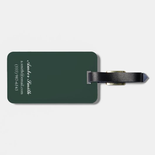 Beaver- en montageketensreis bagagelabel (Achterkant horizontaal)