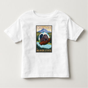 Beaver- en montageketensreis kinder shirts