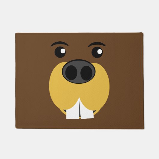 Beaver Face Deurmat (Voorkant)