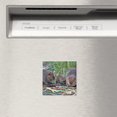 Beaver-familie Magneet (Insitu (Vaatwasser))