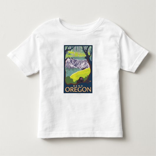 Beaver Family - Bend, Oregon Kinder Shirts (Voorkant)