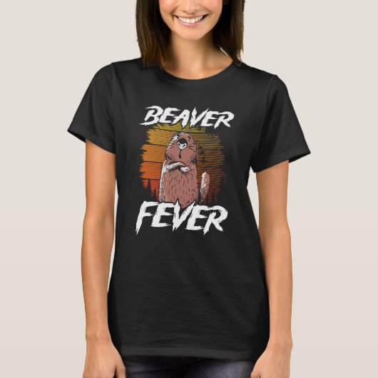 Beaver Fever Backprint Beaver T-shirt (Voorkant)
