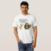 Beaver geeft geen dam t-shirt (Voorkant volledig)