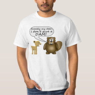 Beaver geeft geen dam t-shirt