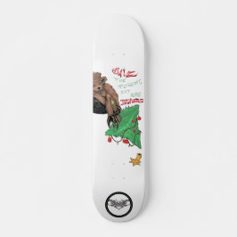 Beaver grappige striptekening skateboard