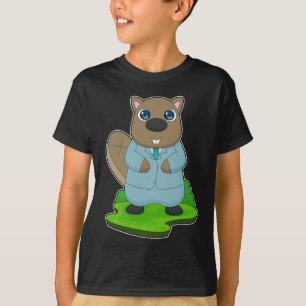 Beaver Groom Suit Wedding T-shirt