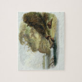 Beaver Hut op de Missouri, bord 17 van deel 1 Legpuzzel (Verticaal)