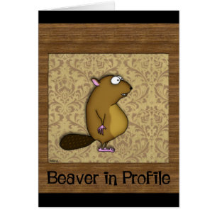 Beaver in profiel