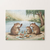 Beaver Jigsaw puzzels (Horizontaal)