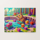 Beaver Jigsaw Puzzles (Horizontal)