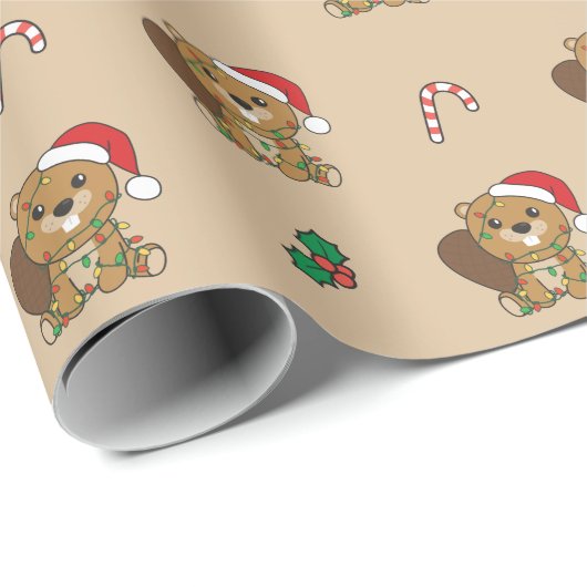 Beaver-kerstvee-dover papier (Rol Hoek)
