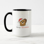 Beaver-kerstwintersneeuw Mok (Links)