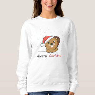 Beaver-kerstwintersneeuw Trui