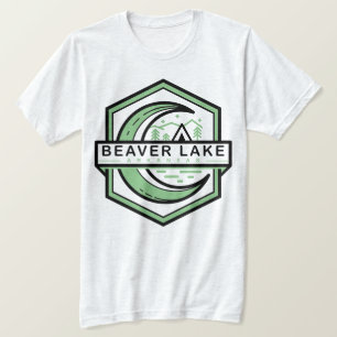 Beaver Lake Arkansas Moon Shine Hexa T-shirt
