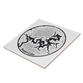 Beaver Lake Tile Tegeltje (Zijkant)