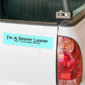 Beaver Leaver Bumpersticker (Op Truck)