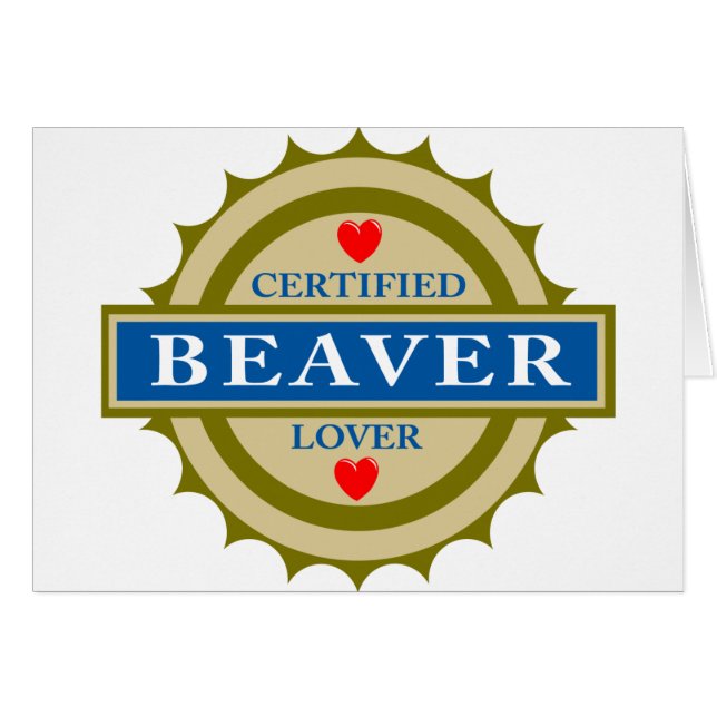 Beaver Lover (Voorkant Horizontaal)
