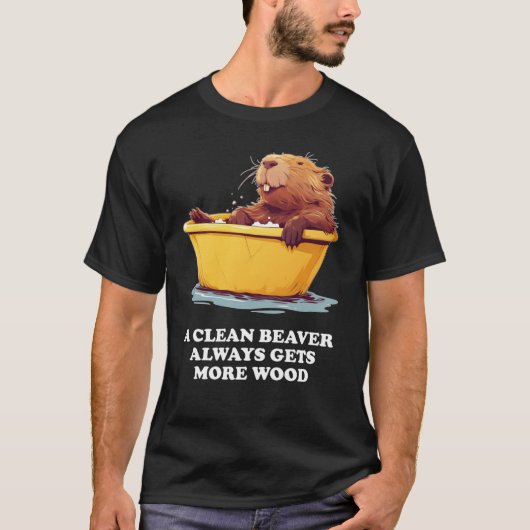 Beaver Lover Bath T-shirt (Voorkant)