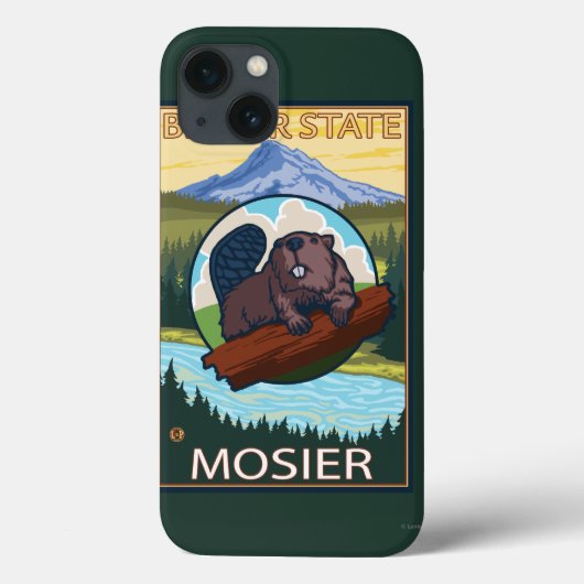 Beaver & Mt. Hood - Mosier, Oregon Case-Mate iPhone Case (Achterkant)