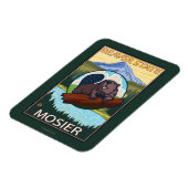 Beaver & Mt. Hood - Mosier, Oregon Magneet (Linkerzijde)