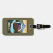 Beaver & Mt. Hood - Odell, Oregon Bagagelabel (Voorkant horizontaal)