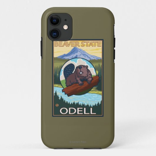 Beaver & Mt. Hood - Odell, Oregon Case-Mate iPhone Case (Achterkant)