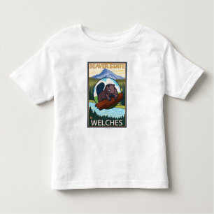 Beaver & Mt. Hood - Welches, Oregon Kinder Shirts
