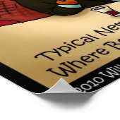 Beaver Networking Bars Funny Classic Posters (Coin)