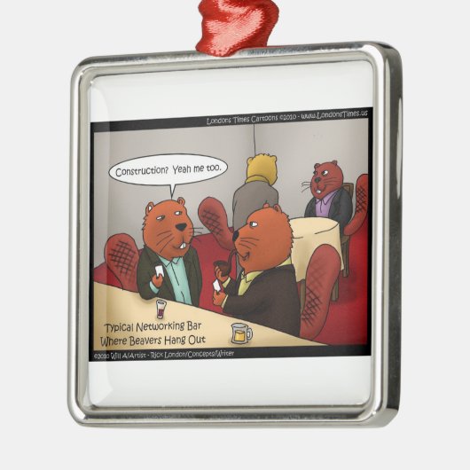 Beaver Networking Ornements de Noël (Gauche)