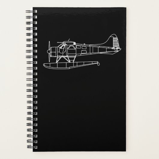 Beaver on Floats Zee Planet Pilot Front & Back Planner (Voorkant)