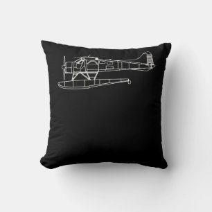 Beaver on Floats Zee Planet Piot Funny Gift Kussen