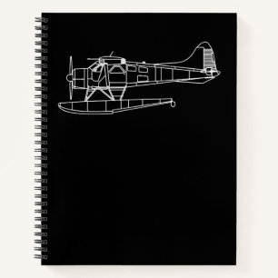 Beaver on Floats Zee Planet Piot Funny Gift Notitieboek