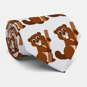 Beaver-ontwerp Stropdas