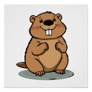 Beaver Perfect Poster
