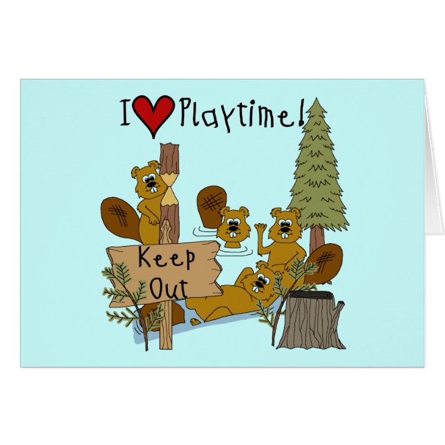 Beaver Playtime (Voorkant Horizontaal)