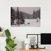 Beaver Ponds Poster (Thuiskantoor)