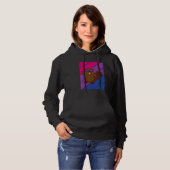 Beaver Pride Bisexual Flag LGBTQ Proud Ally Pride  Hoodie (Voorkant volledig)