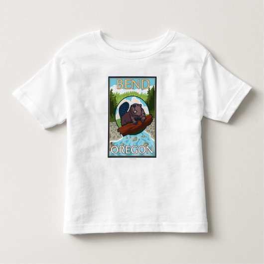 Beaver & River - Bend, Oregon Kinder Shirts (Voorkant)