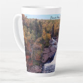 Beaver River Falls latte mug (Angle gauche)