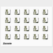 Beaver Ronde Sticker (Vel)